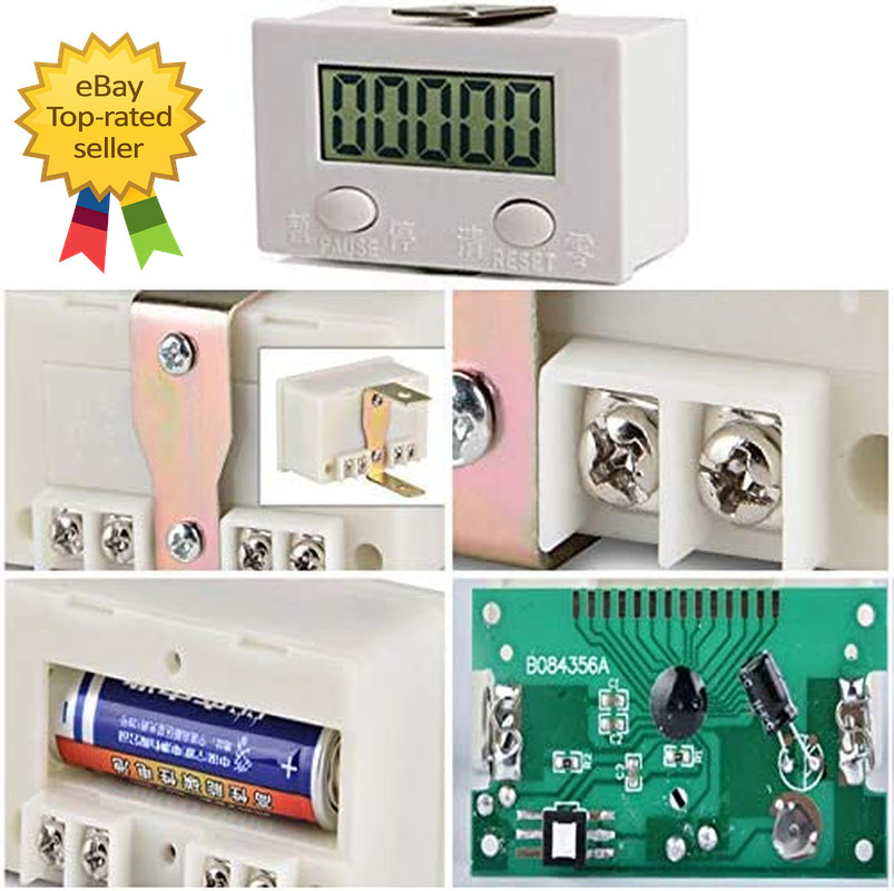 LCD Digital 5 Digit Counter with Proximity Sensor Magnetic Switch 0 to 99999