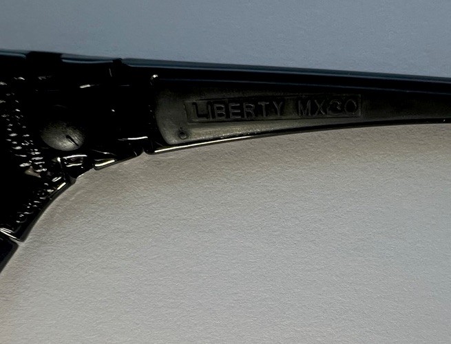 Liberty MX-30 MX30 Safety Glasses Full Frame Black w/ Strap (RX Ready)
