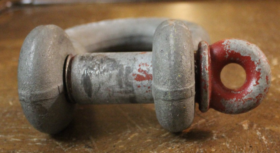 Crosby 1-1/8″ Screw Pin Anchor Shackle WLL 9-1/2 Ton Hot Dipped Galvanized Steel