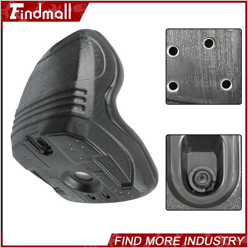 Findmall Skid Steer Black Bucket Seat For John Deere 240 250 315 328D 332 7775