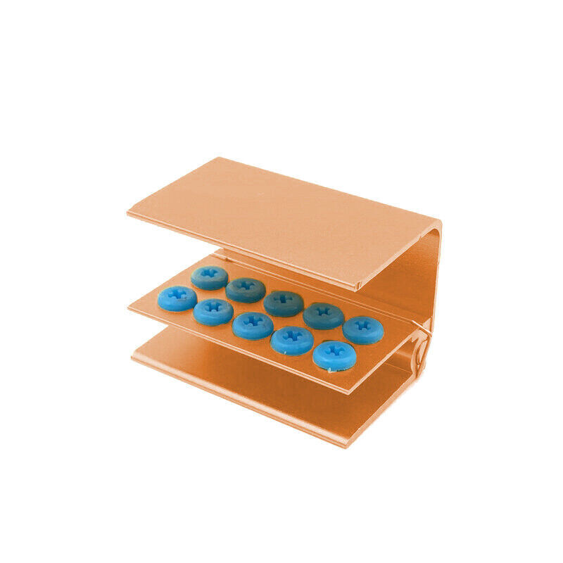 10/16/24 Hole Dental Burs Block Holder Disinfection Case For High Low Speed Burs