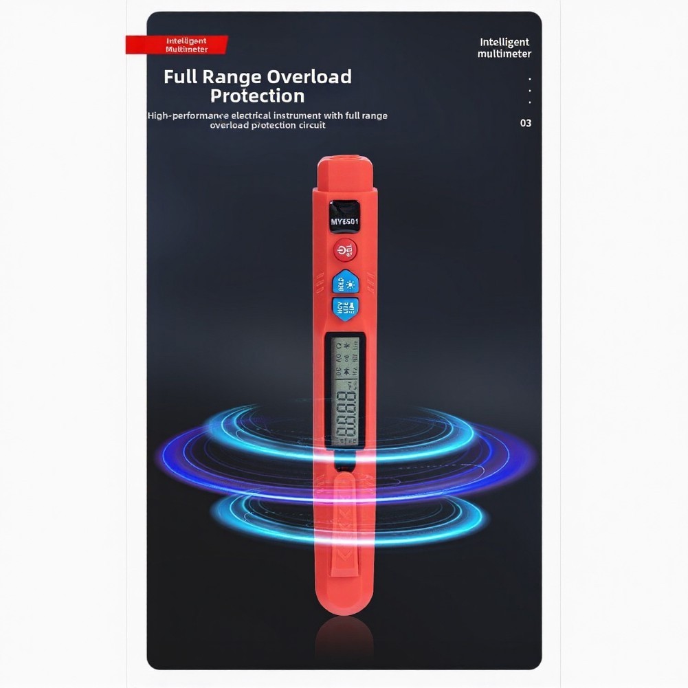 Pen Style Multimeter MY8901 with NCV Live Wire Detection and Diode Test