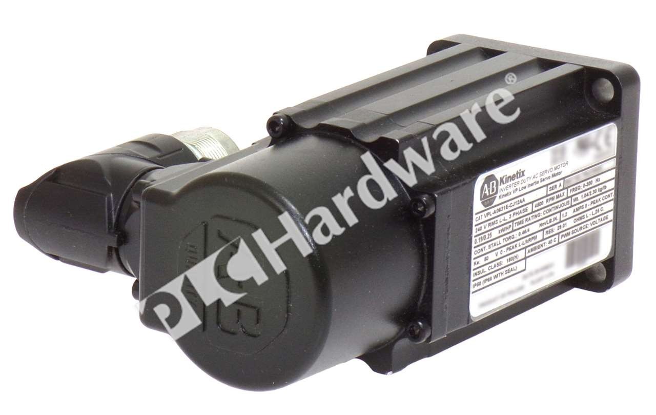 Surplus Pre-owned Allen Bradley VPL-A0631E-CJ12AA /A Low Inertia Motor 240V AC