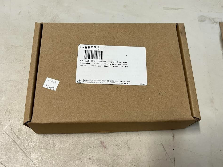 Rice Lake 88956 J-Box JB4SS 4 Channel Signal Trim with Expansion New in Box
