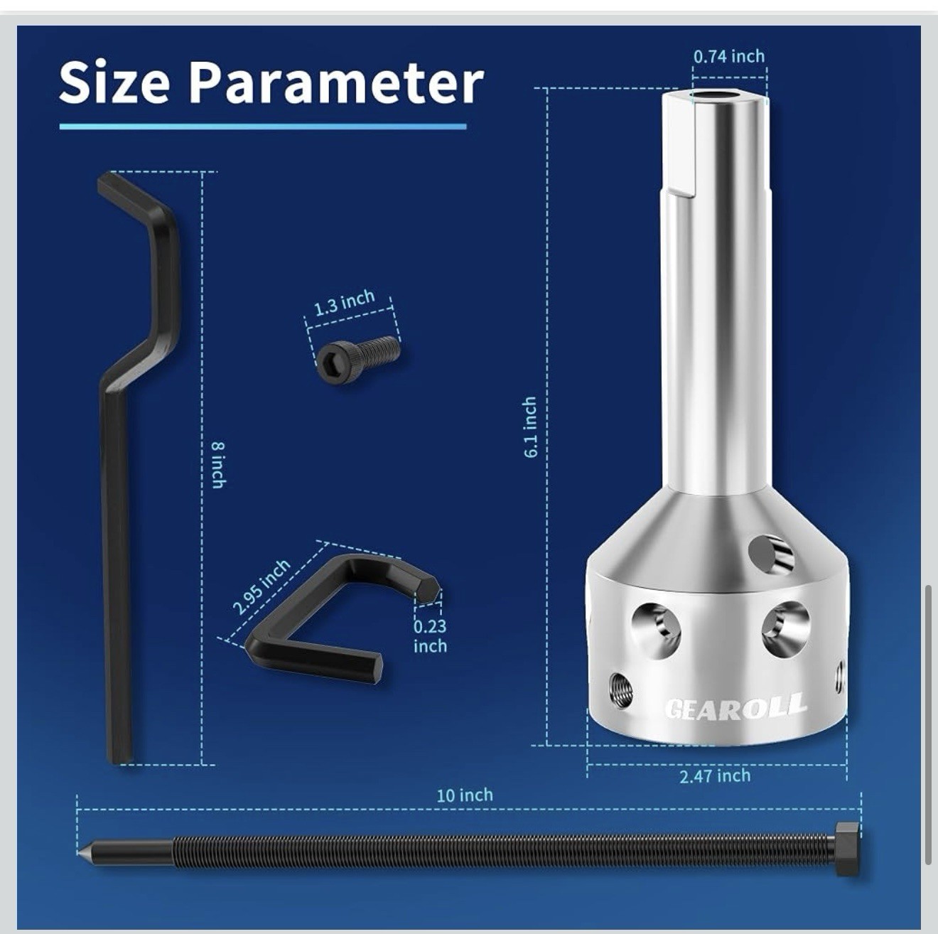 UP-1 Ultimate Wheel Puller Kit for 5/8″ Belt Drive Motor Hub Fan Blade & Blower
