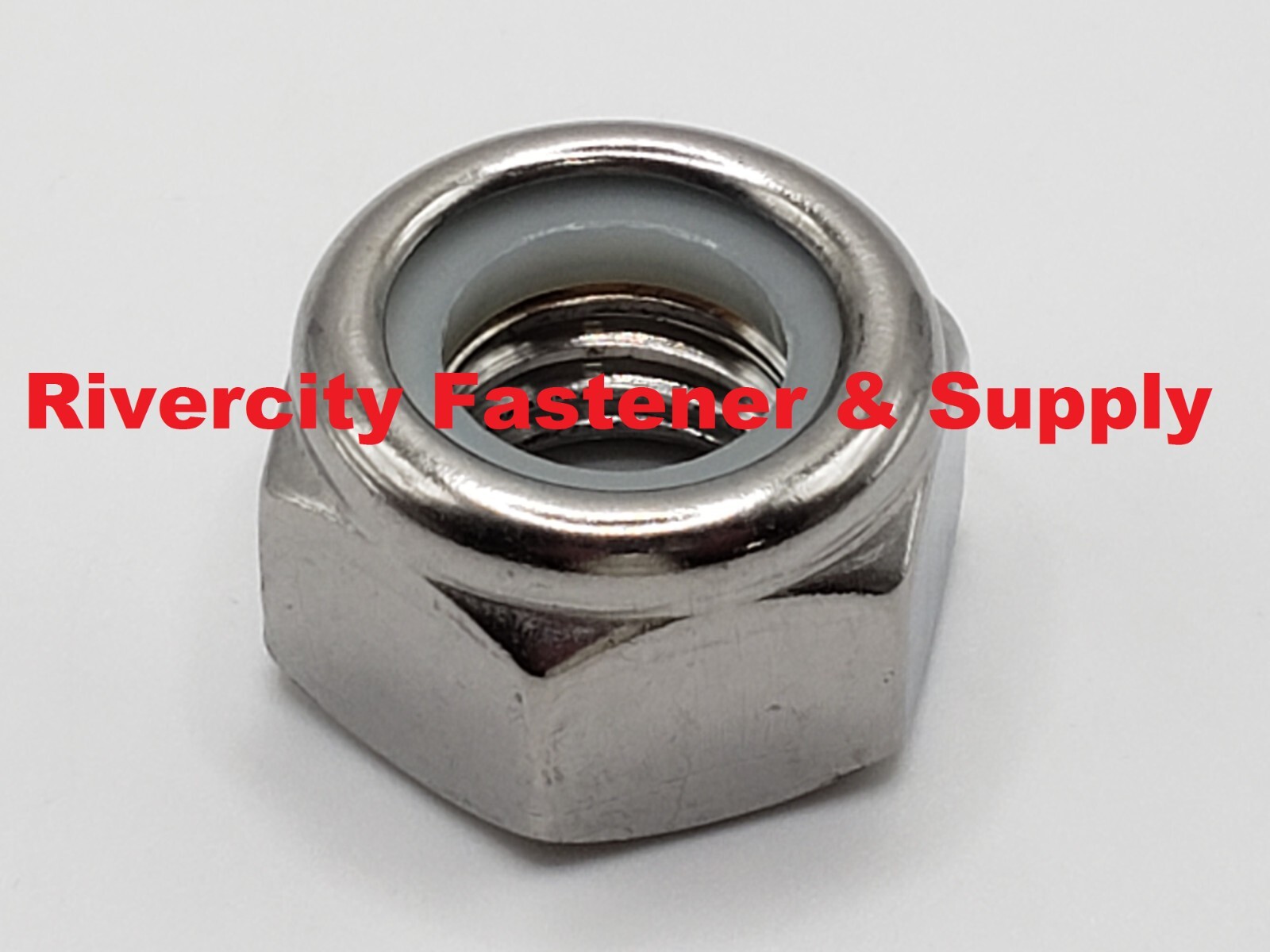 M6-1.0 Stainless Nylon Insert Lock Stop Nuts 6mm x 1.0 Nut nylock M6x1.0