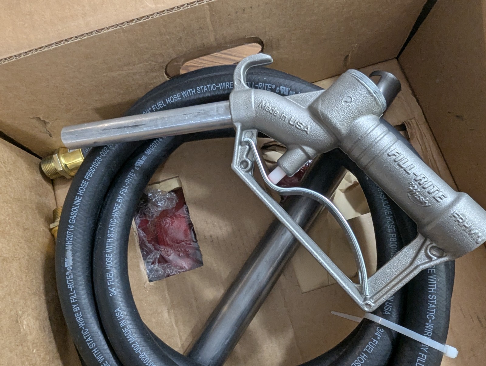 Fill-Rite FR610H 115V 15-GPM Fuel Transfer Pump w/ Hose & Nozzle/Gas, Diesel,E15