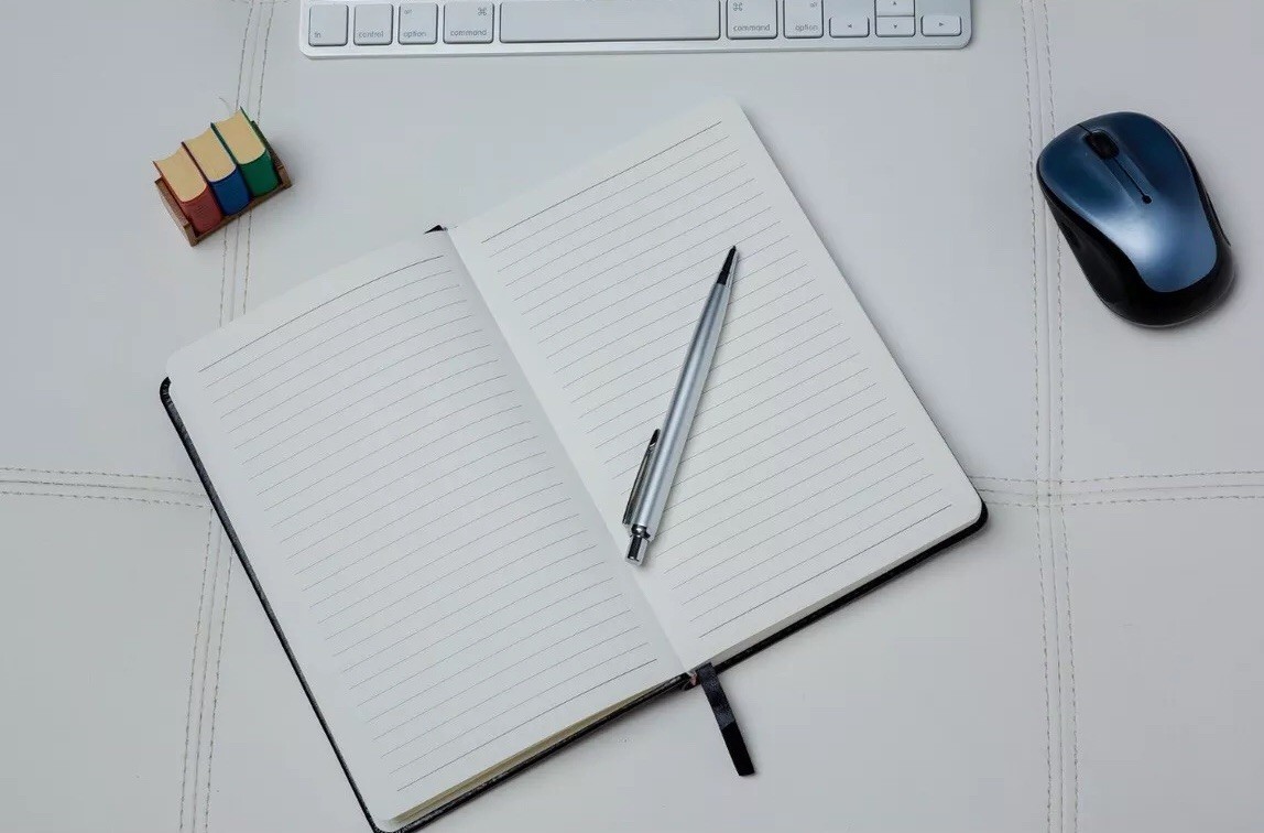 Hard Cover Lined/Dotted Journals 2 Pack Black Leather Notebooks- Thick Diary