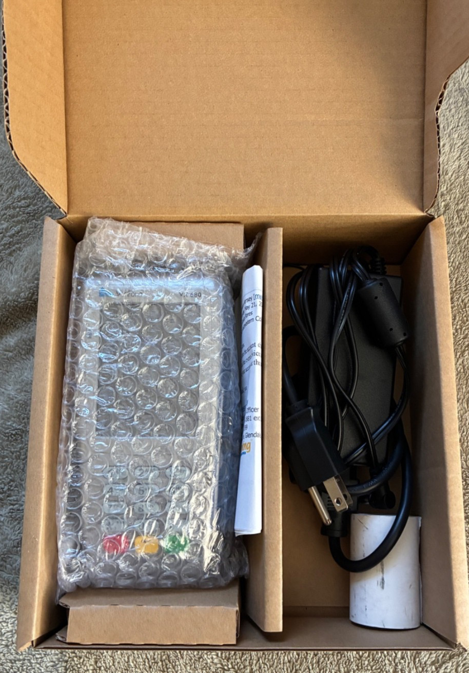 Verifone VX 680 Wireless Credit Card Terminal NEW IN BOX