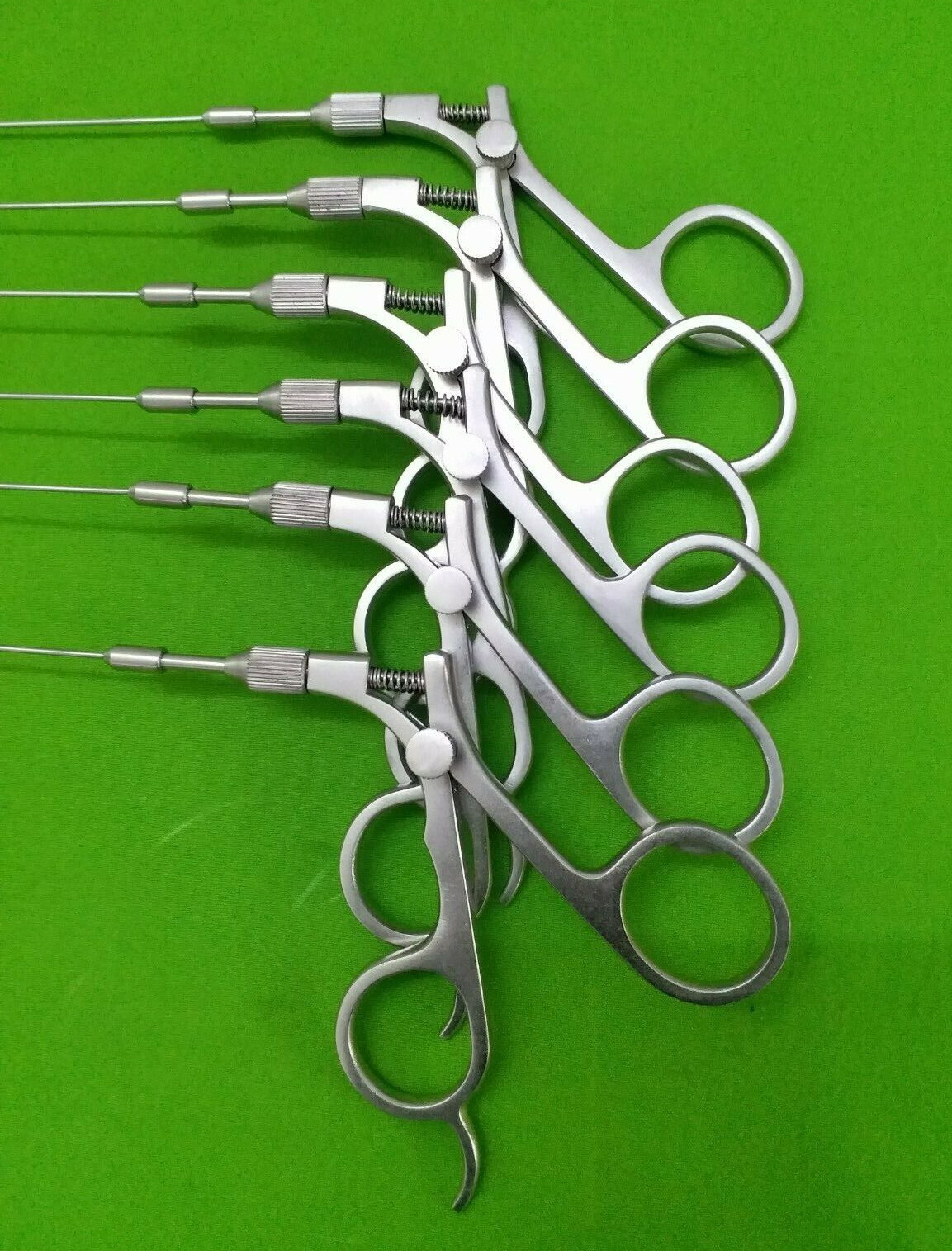 6pc Hysteroscopy Semi Regid Scissor 5FR 40cm Laparoscopic Surgical Instruments