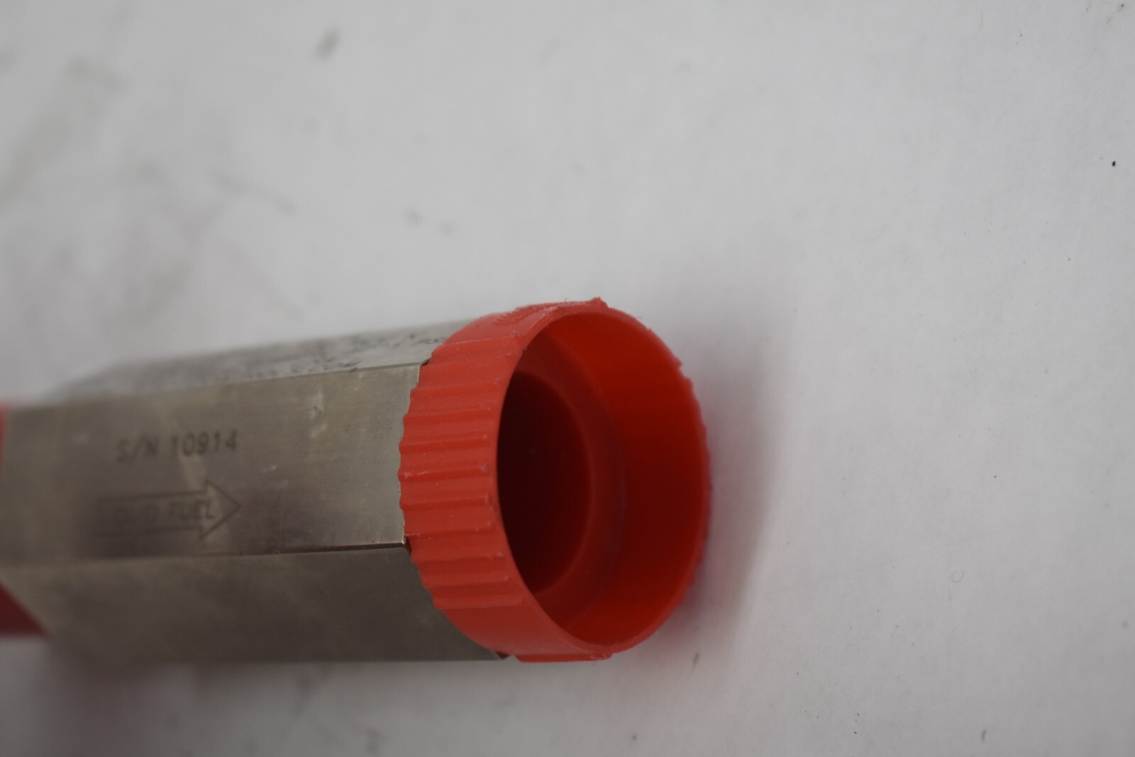 Jasc Check Valve 101161-100 Rev K Operating Pressure 1225 PSIG S/N 10914