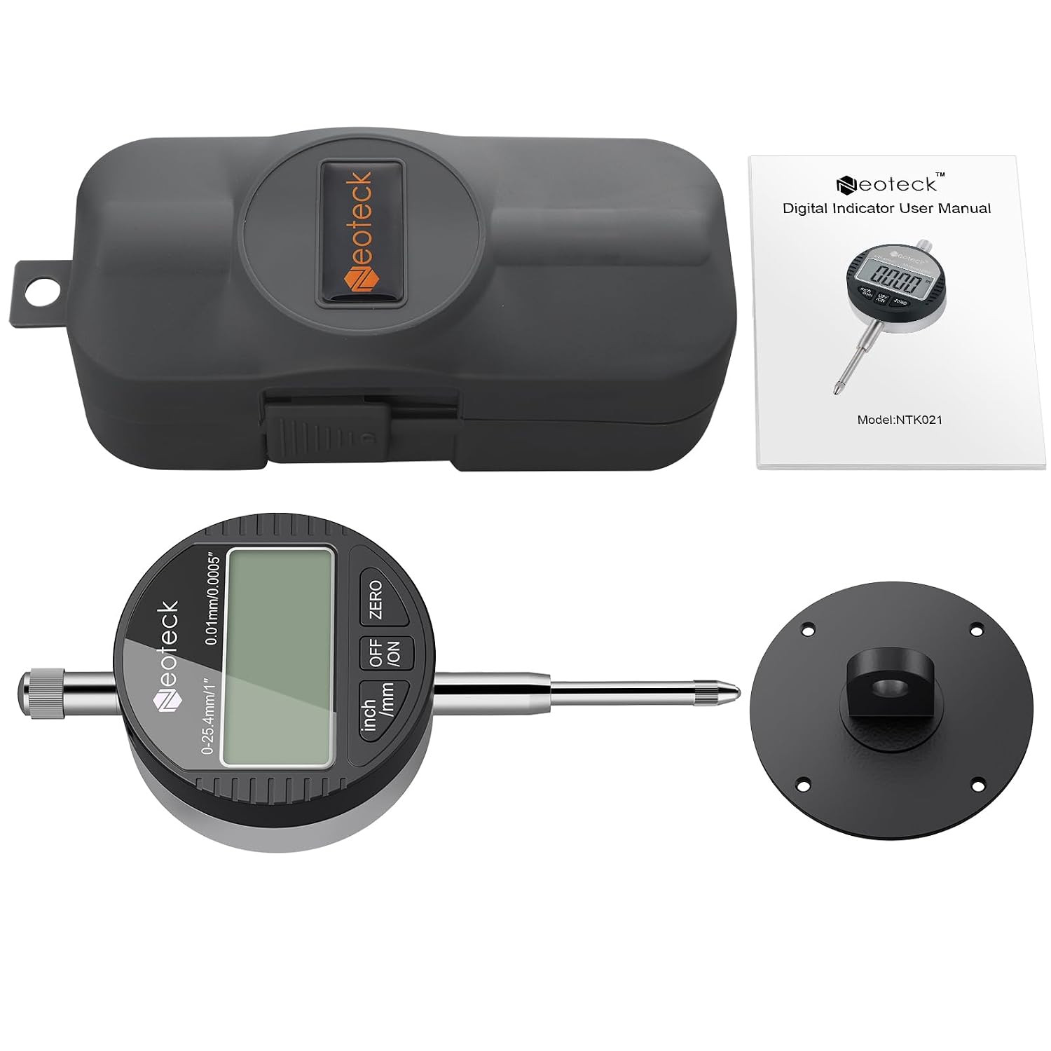 1″/25.4Mm Digital Dial Indicator 0.0005″/0.01Mm Dial Test Indicator | DTI Dial G