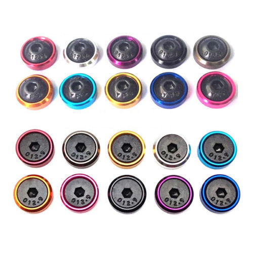 Aluminum Alloy M2 M3 M4 M5 M6 Anodized Countersunk Head Bolt Washers Gasket LOT