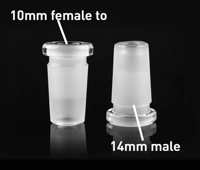 14mm Male to 10mm Female Glass Adapter