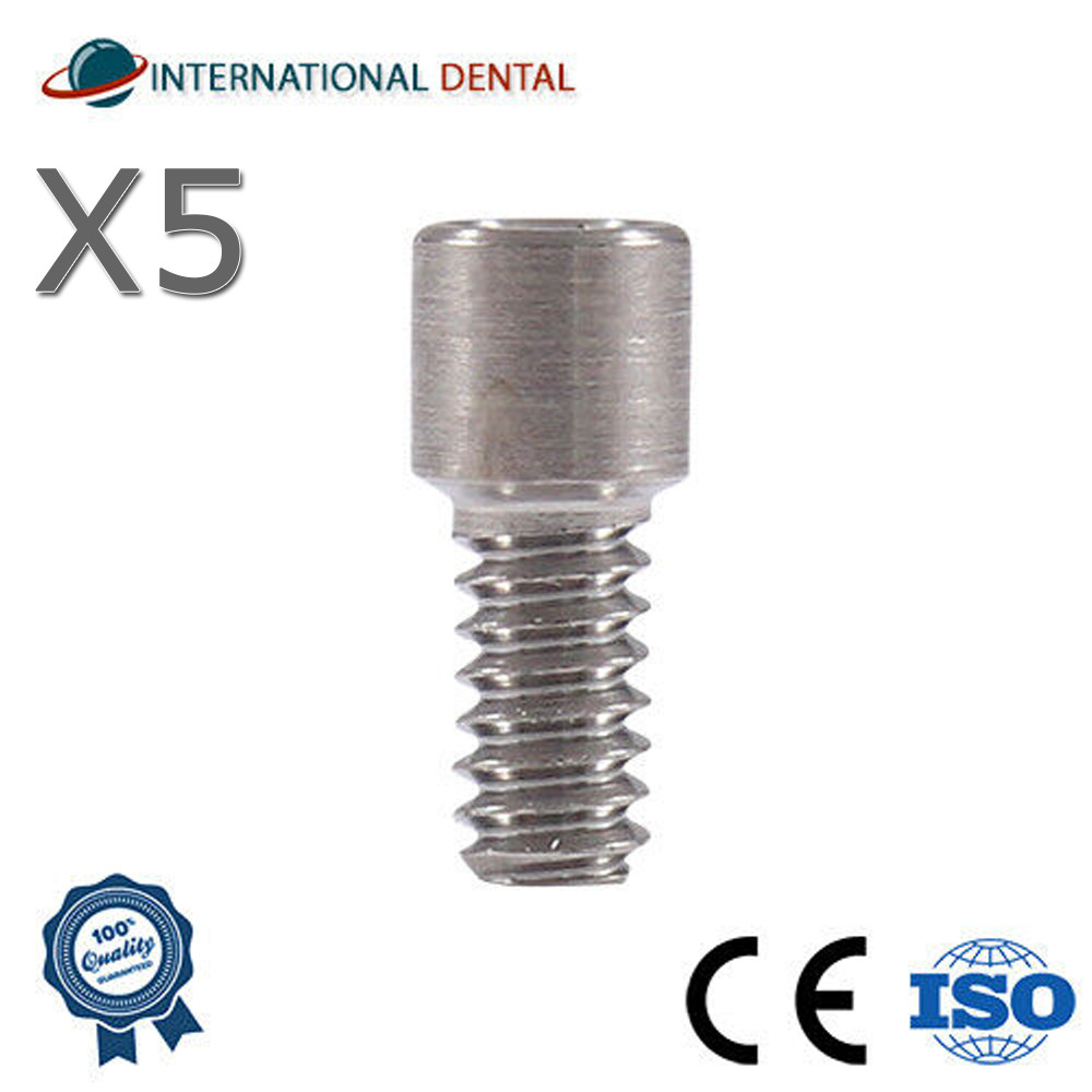 Lot Of 5 Fixation Screw For Multi Unit 1.6mm System Dental Overdenture Dentist