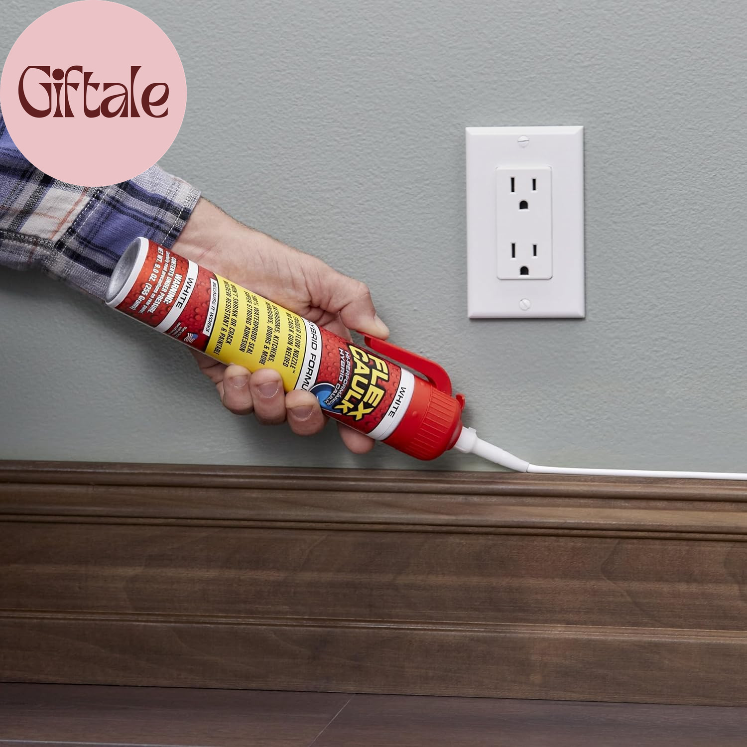 Flex Caulk, Waterproof & Weatherproof Hybrid Polymer Sealant, Strong, Paintable,