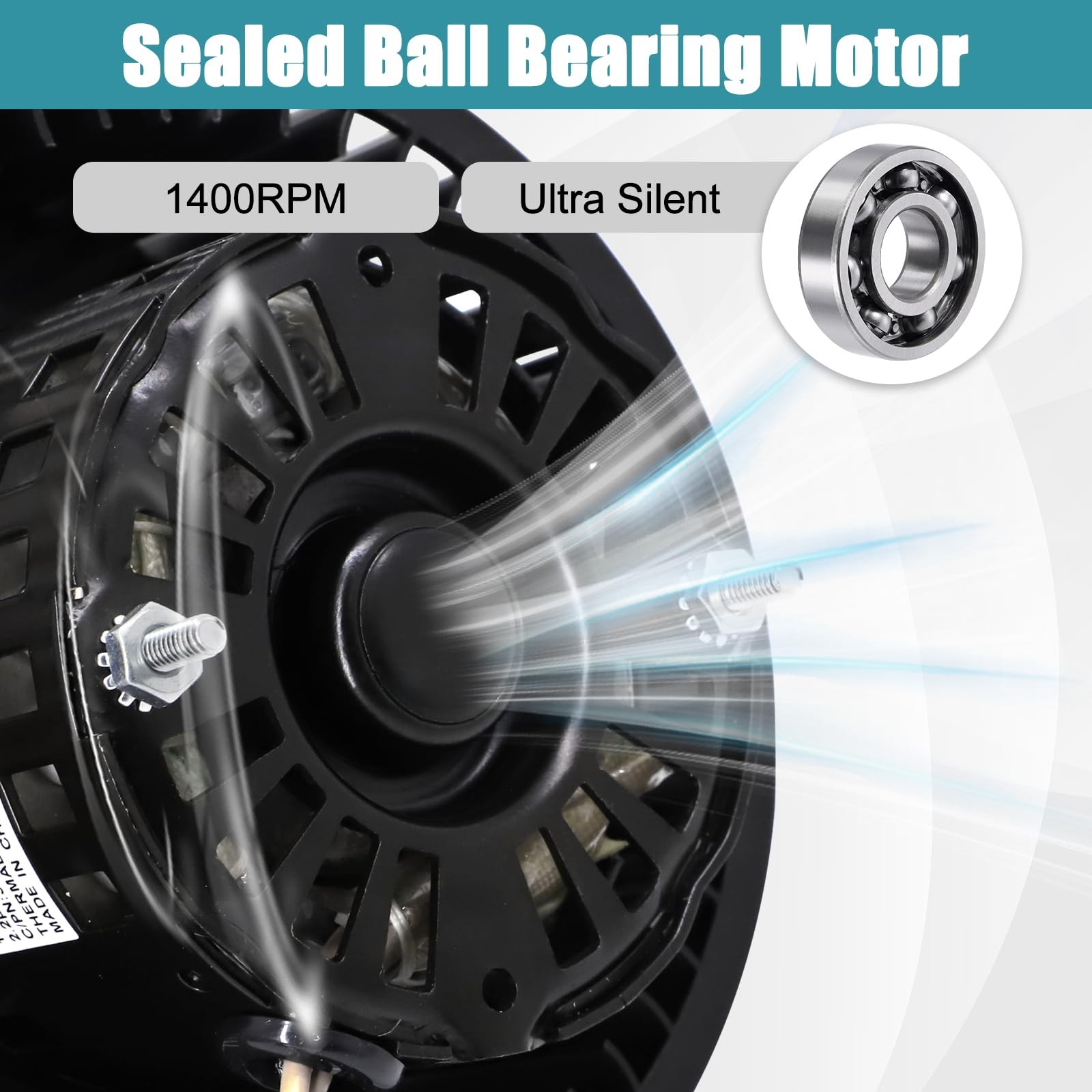 676-D, 678-G/2678F-A Replacement Motor, S97015162 Motor for Broan NuTone