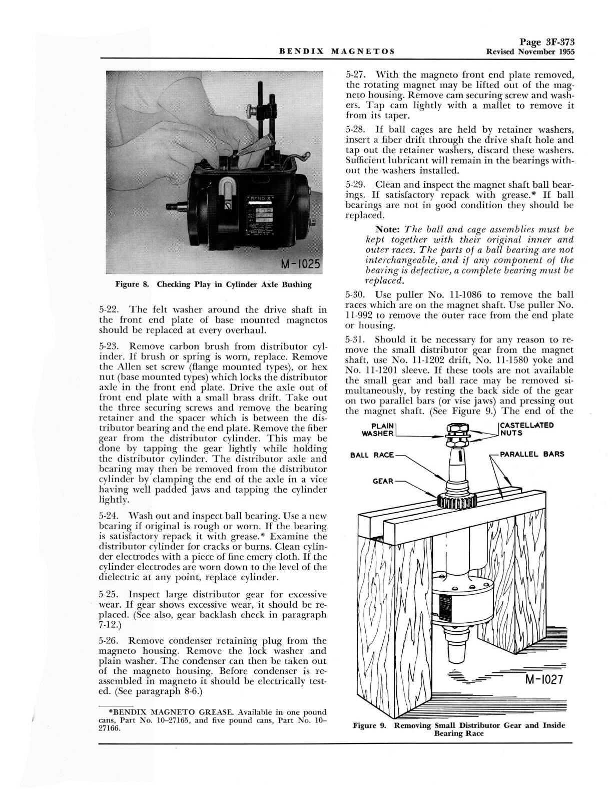 Bendix Scintilla SB, SF Series Magnetos Service Instructions Manual #782