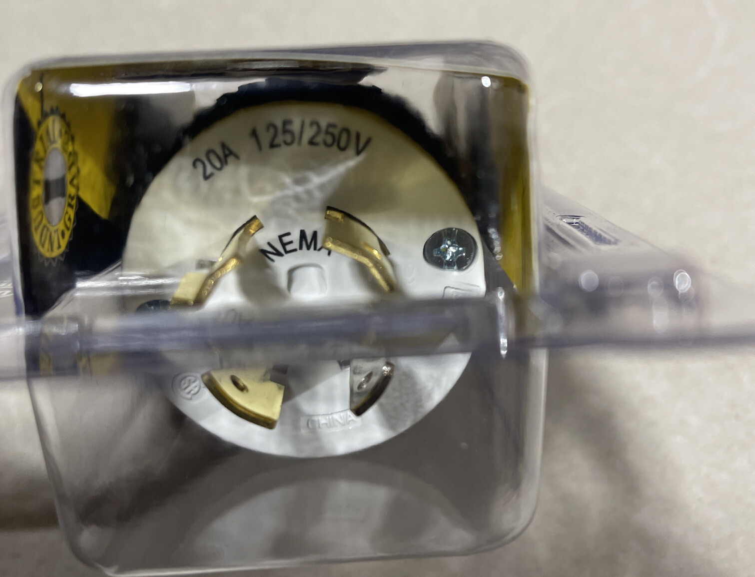 3 Pack NEMA INDUSTRIAL GRADE Locking Plug 20A 125/250V (NEMA L14-20P)