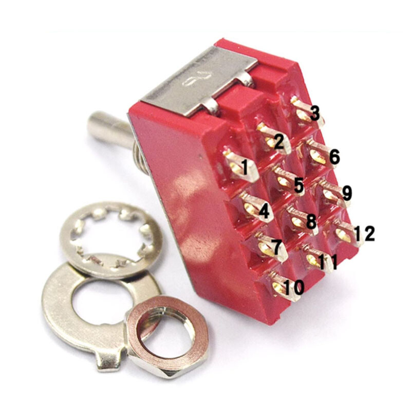 Toggle Switch 2/3/4/6/9/12 Pin 2 3 Position for Boat Car Dashboard Model Railway