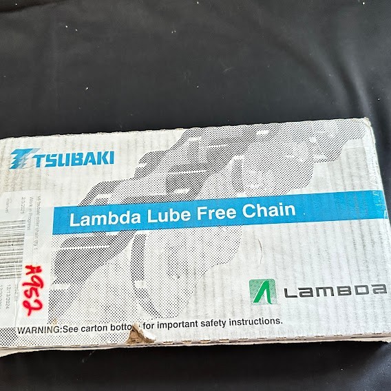 Tsubaki US Lamboa Lambda Lube Free Roller Chain RS50 10′ Ft #50LAMRB, Single Str
