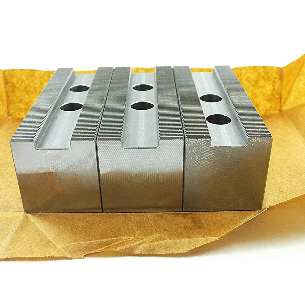 Kitagawa SB10A1 Power Chuck Flat Soft-Jaw for 10″ Chuck Set/3 Jaw Size 11x4x4 cm