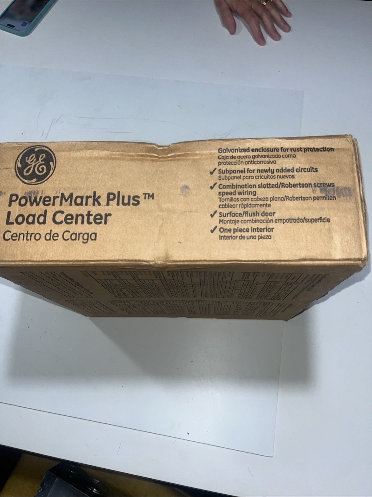 🇺🇸GE PowerMark Plus Load Center 125amps 8 spaces 16 Circuits TLM812SCUD1K