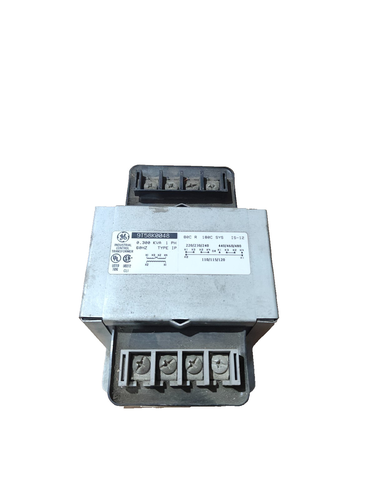 NEW IN BOX GE CORE & COIL TRANSFORMER PH 1, 60HZ, 240X480 120V, 9T58K0048