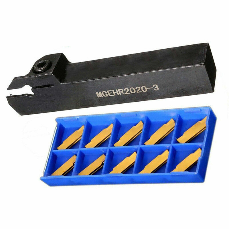 20mm MGEHR 3mm Lathe Parting Cutter Holder + MGMN300-M Grooving Carbide Inserts