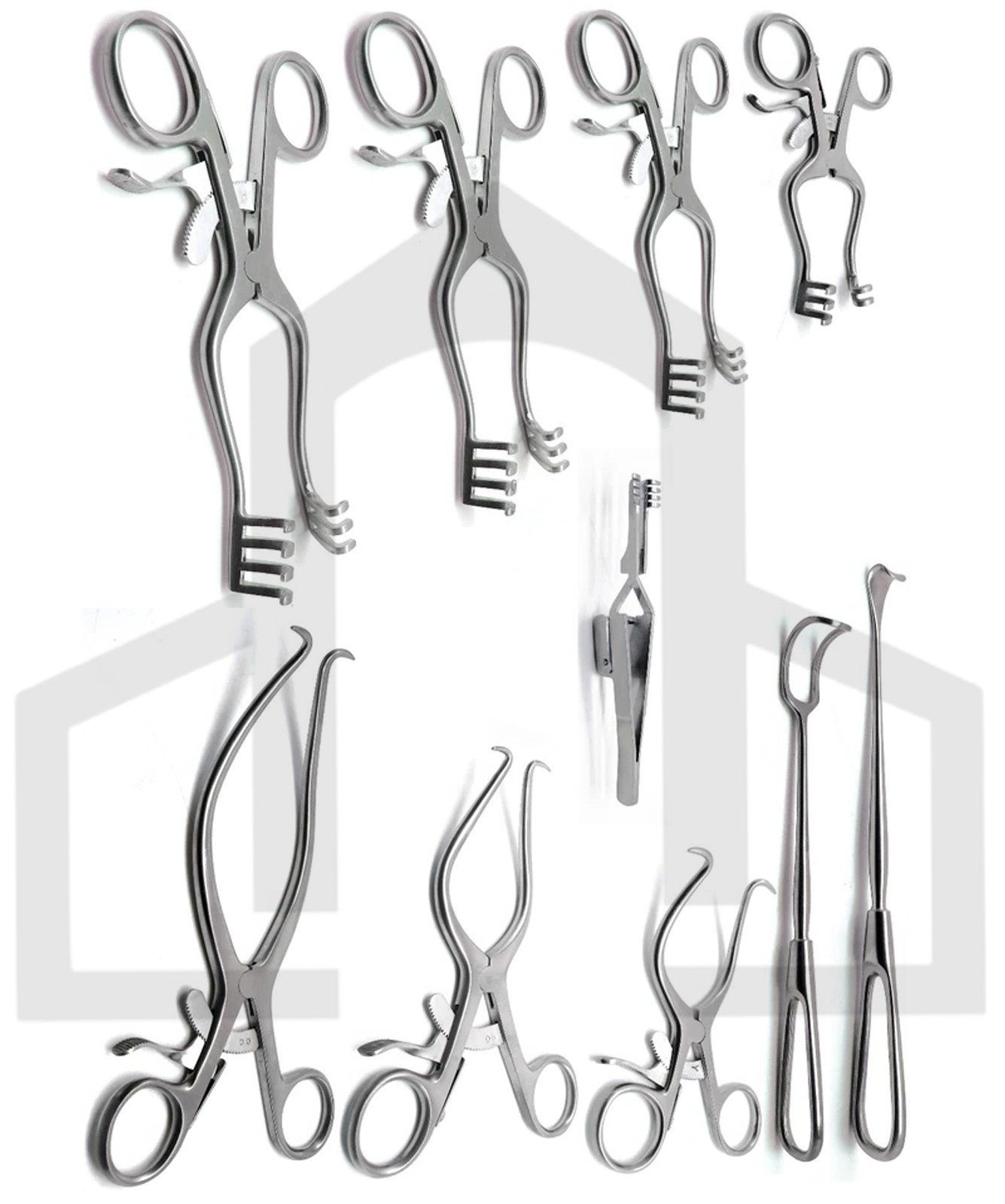 Weitlaner Gelpi Retractors Surgical Veterinary Instruments 10 Pcs Set