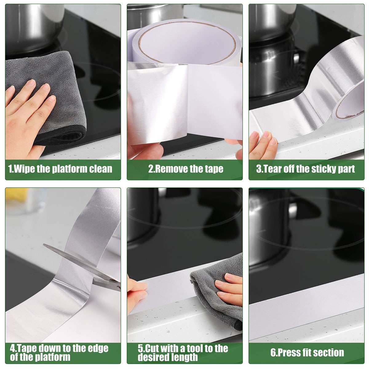 2in x 33FT Aluminum Foil Tape Heat Resistant Waterproof Insulation Home Repair