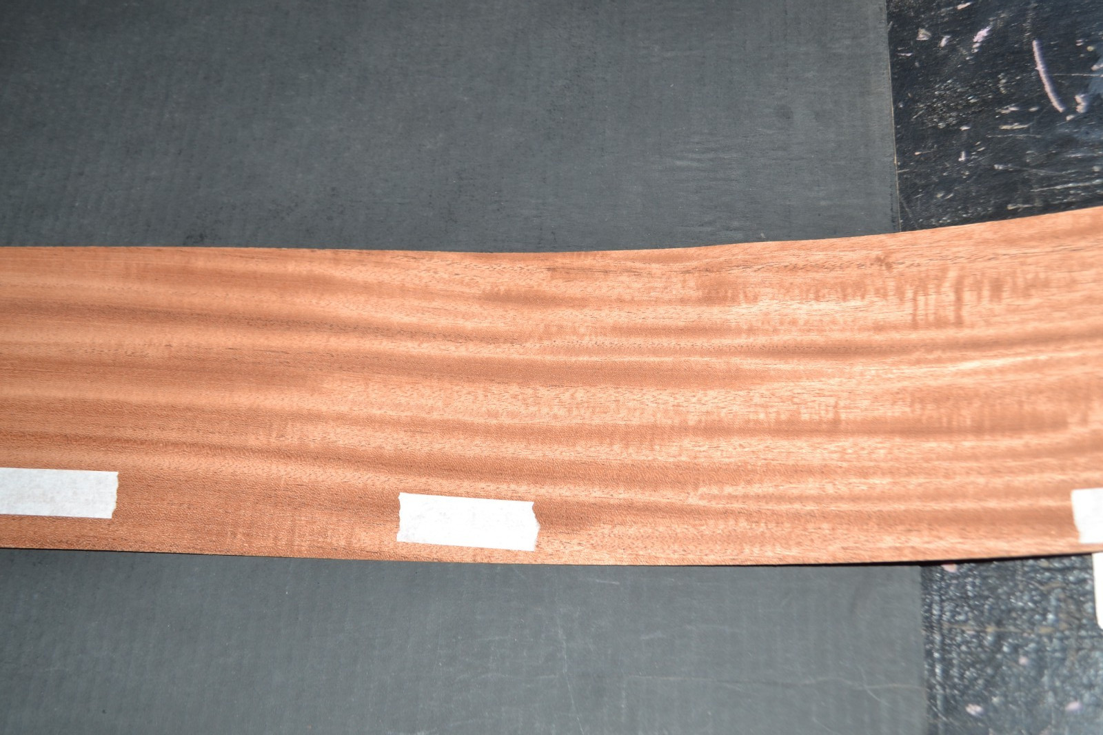 Cuban Mahogany Raw Wood Veneer Sheet 5.5 x 99 inches 1/42nd IFP35137-79