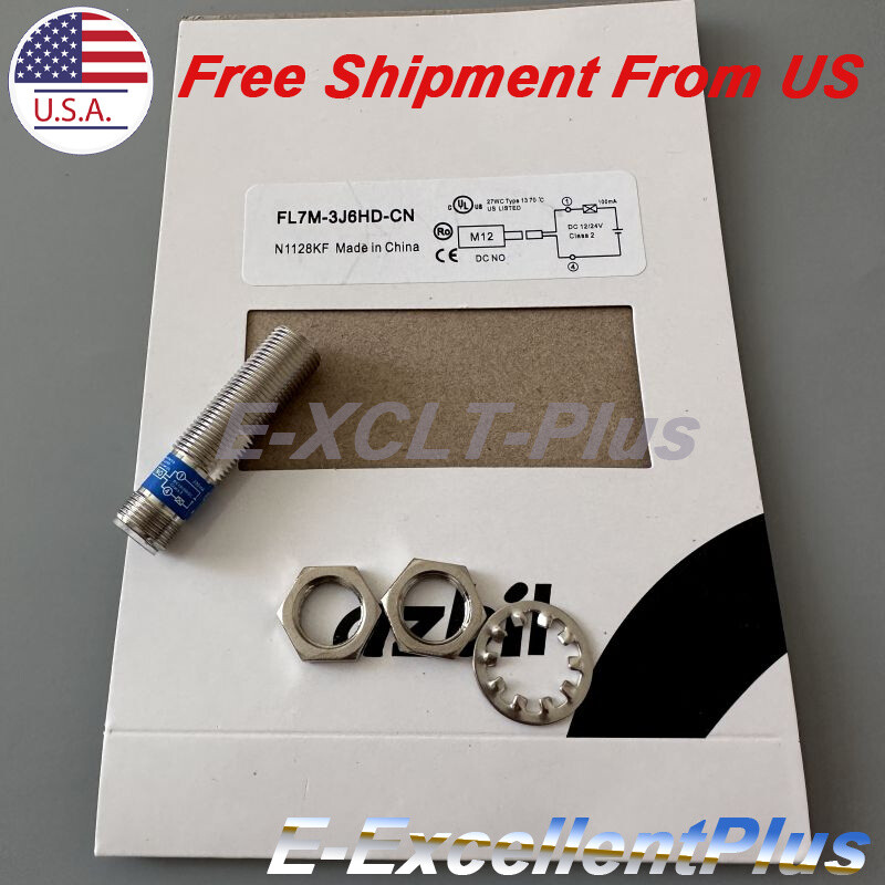 New For FL7M-3J6HD-CN FL7M3J6HDCN Proximity Sensor Switch 12-24VDC M12 Drive PLC