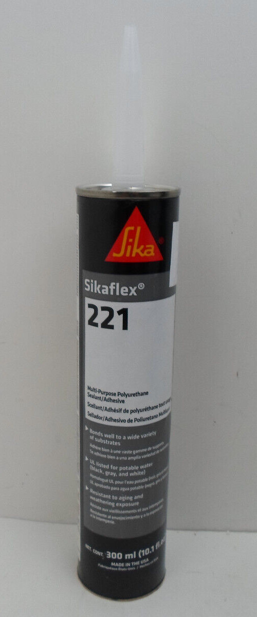 Sika Sikaflex 221 Multi-Purpose Polyurethane Sealant/Adhesive 300ml – Black