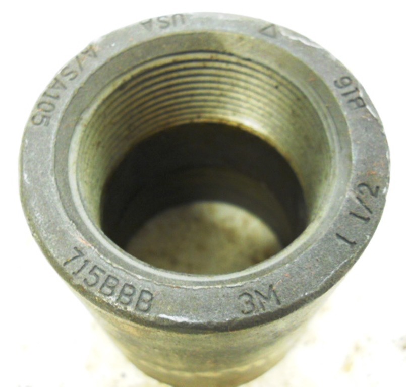 UNKNOWN BRAND, REDUCING COUPLING, 715BBB, A/SA105, 1-1/2″ X 1″