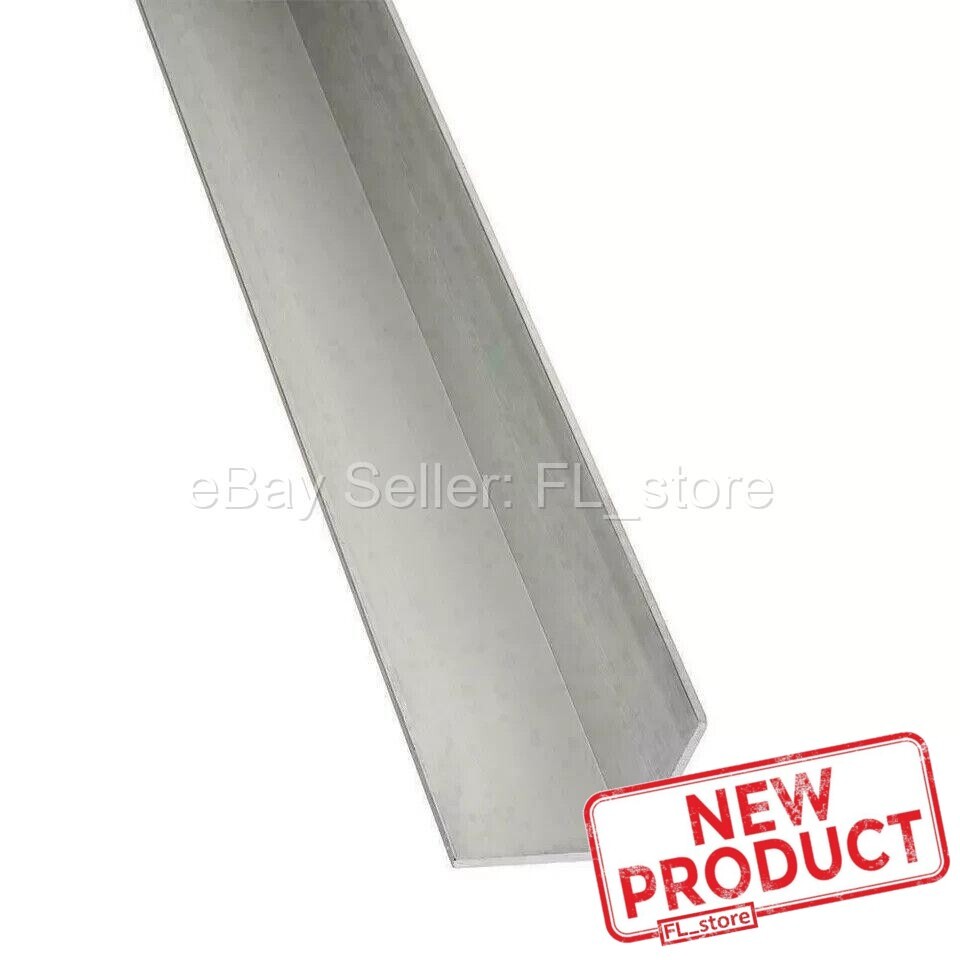 Aluminum Angle 1/8″ x 1-1/4″ x 8 Feet Length Unpolished Alloy 6061 90° Stock NEW