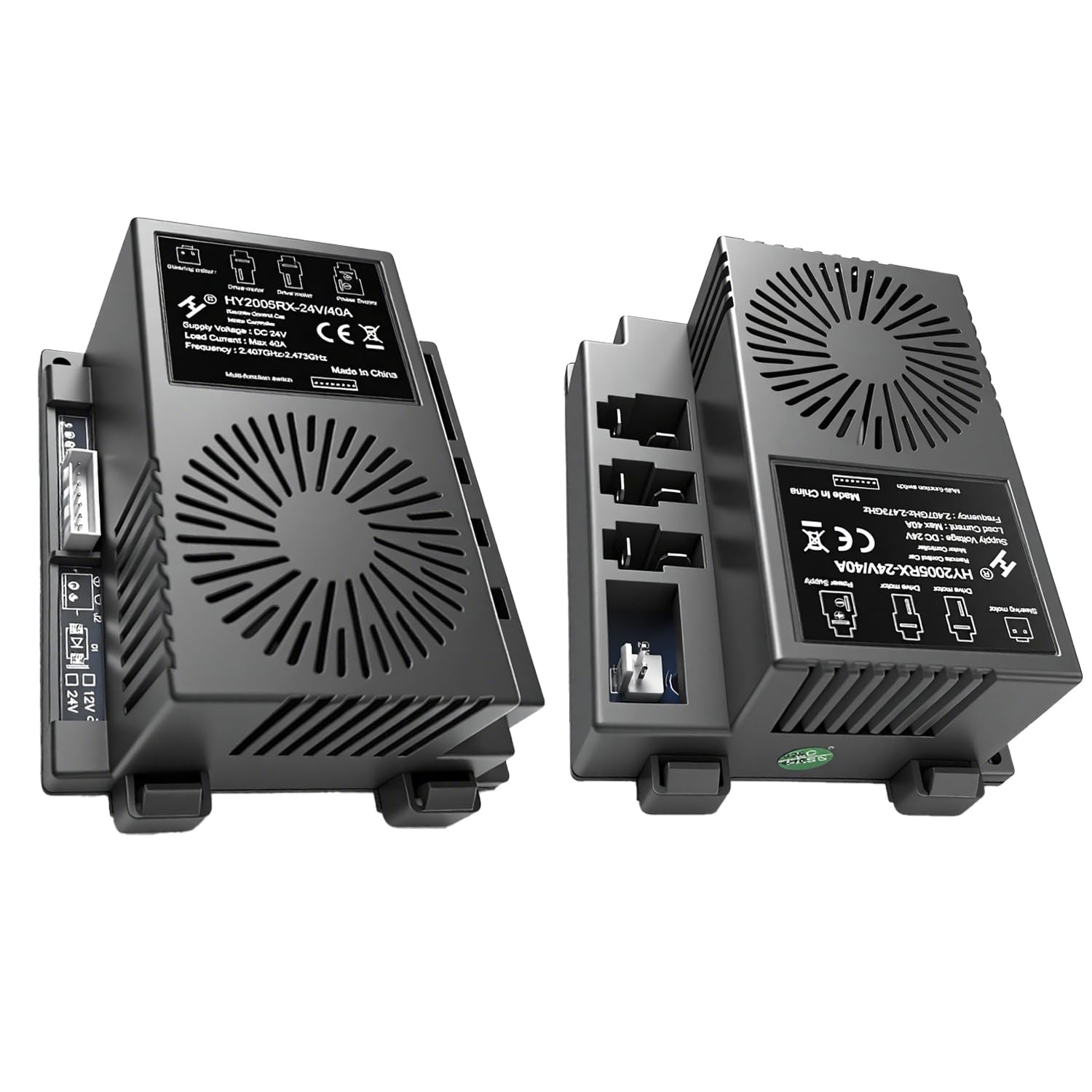 HY2005RX-24V/40A High Power 2.4G Bluetooth Motor Control Box for Power Wheels…