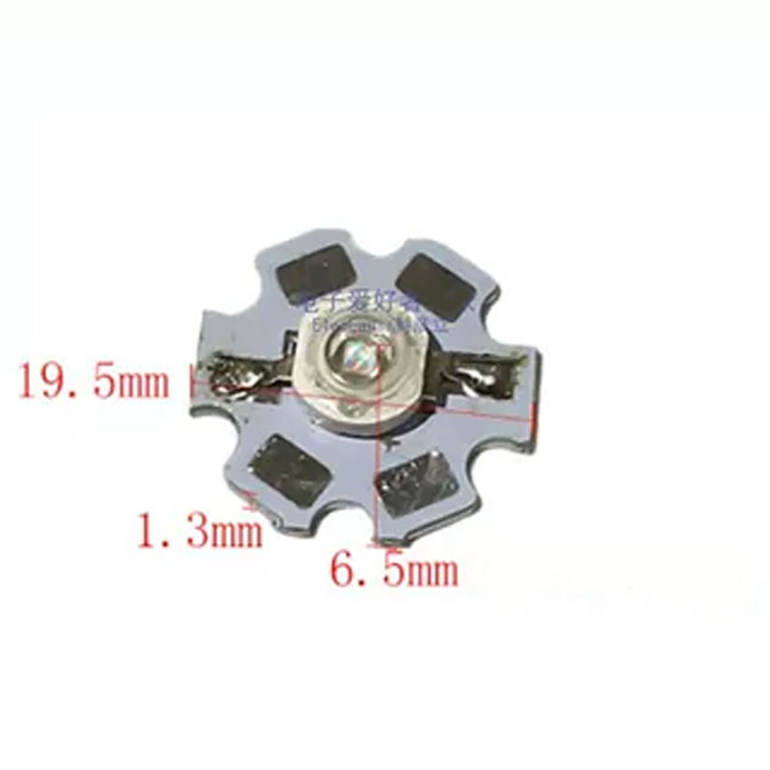 1W/3W/5W Hi-Power LED UV 395nm-405nm 280mA~1300mA STAR Ultraviolet Starboard