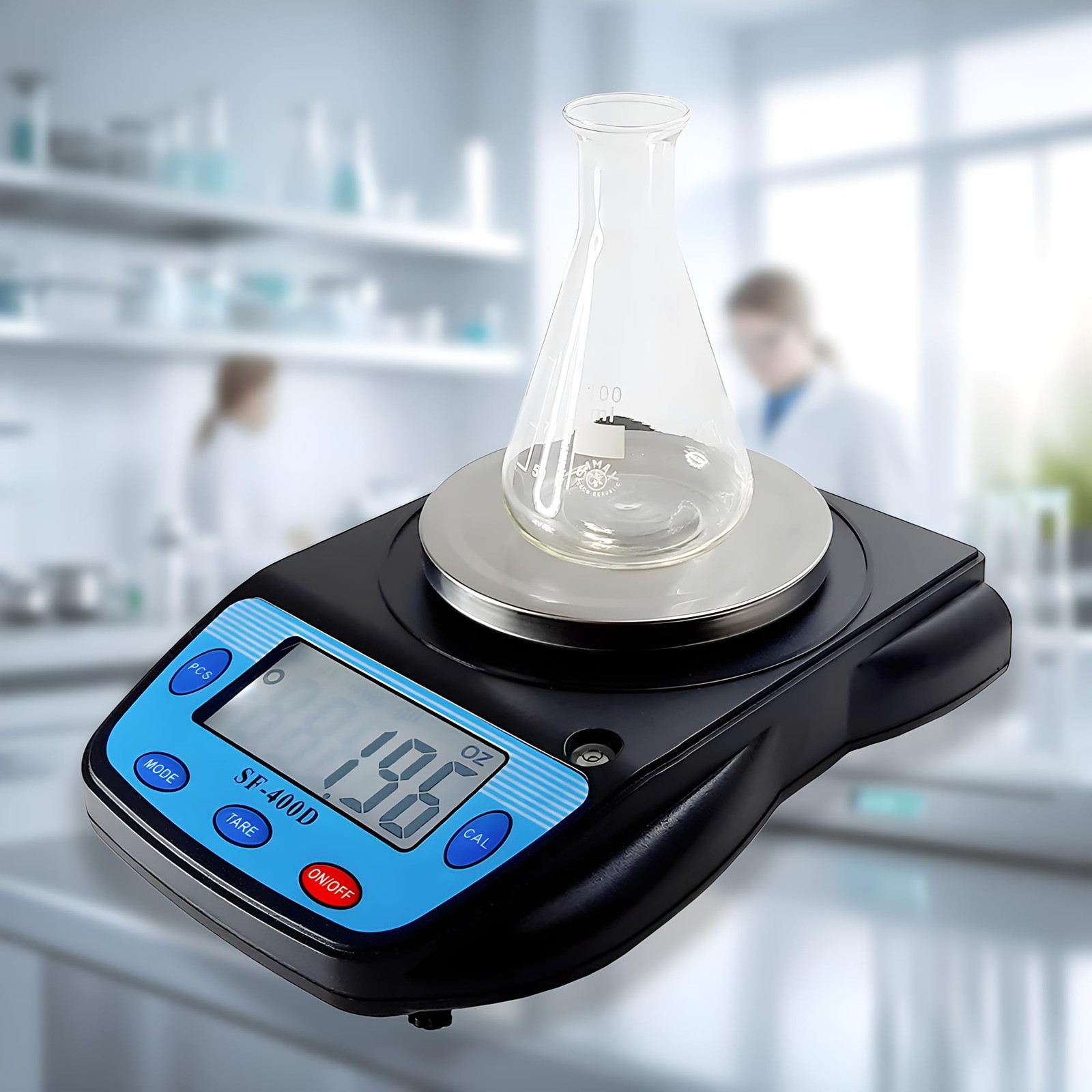 Digital Laboratory Balance 0.01g Precision Lab Scale for Bench Weighing