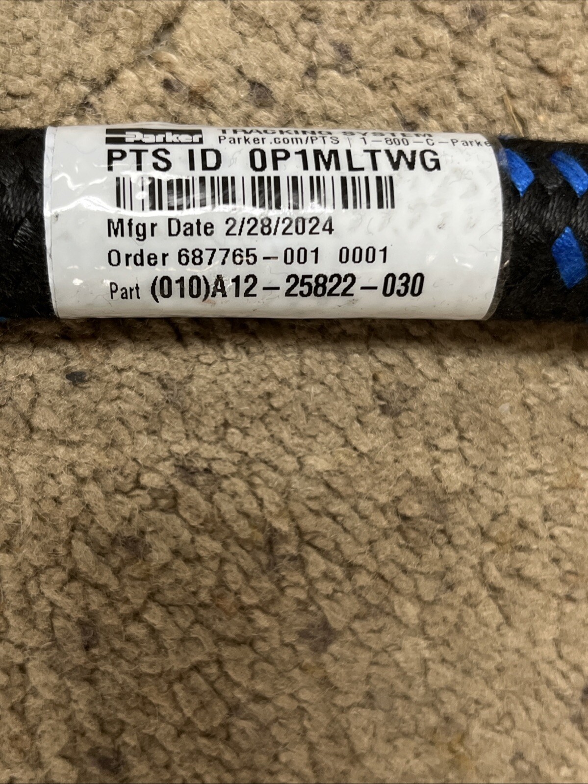PARKER TRACKING SYSTEM PTD PART (010)A12-25822-030