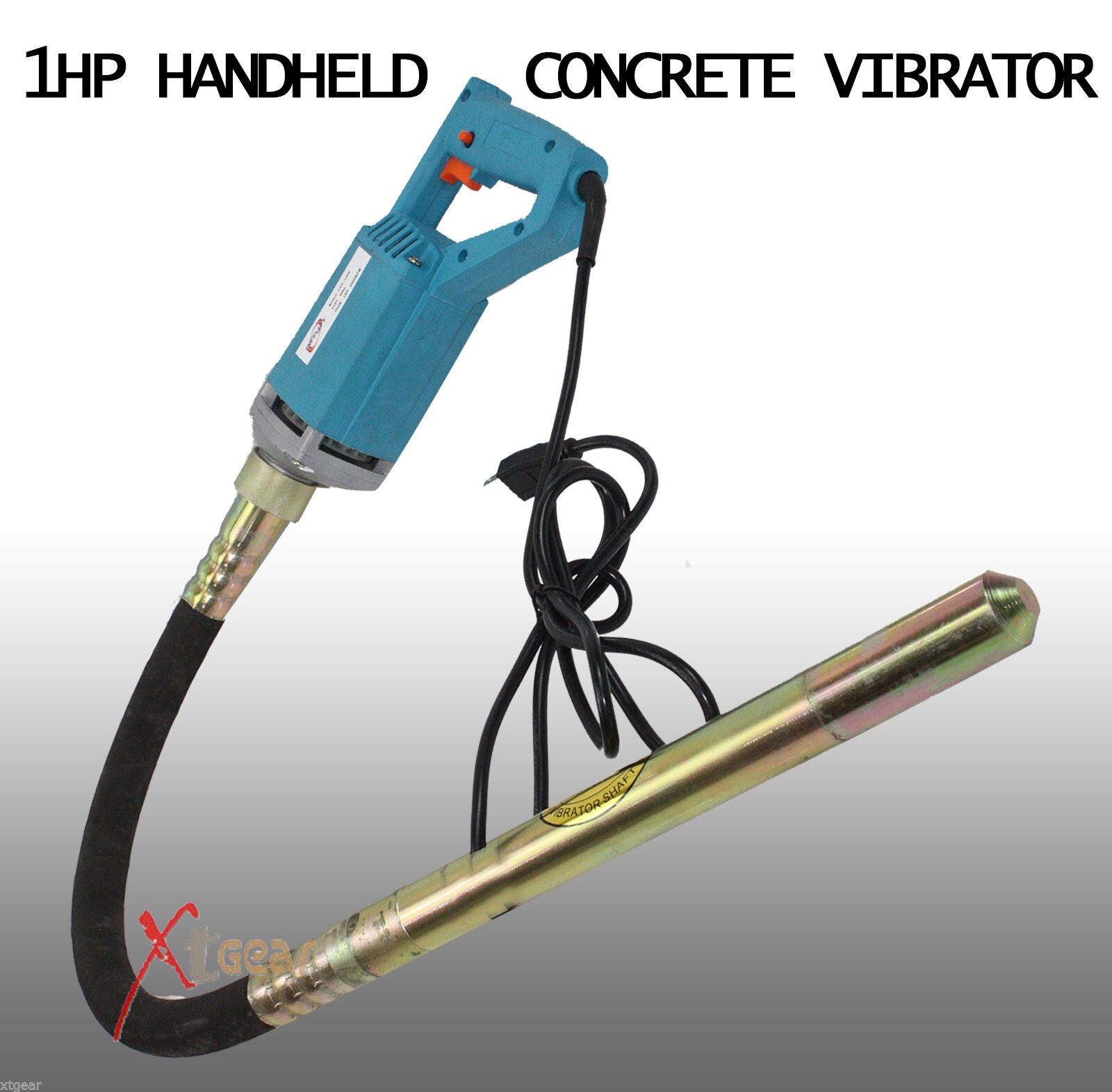 1HP 110v 60hz 750W HandHeld CONCRETE VIBRATOR 13,000 VPM W/ Lightweight