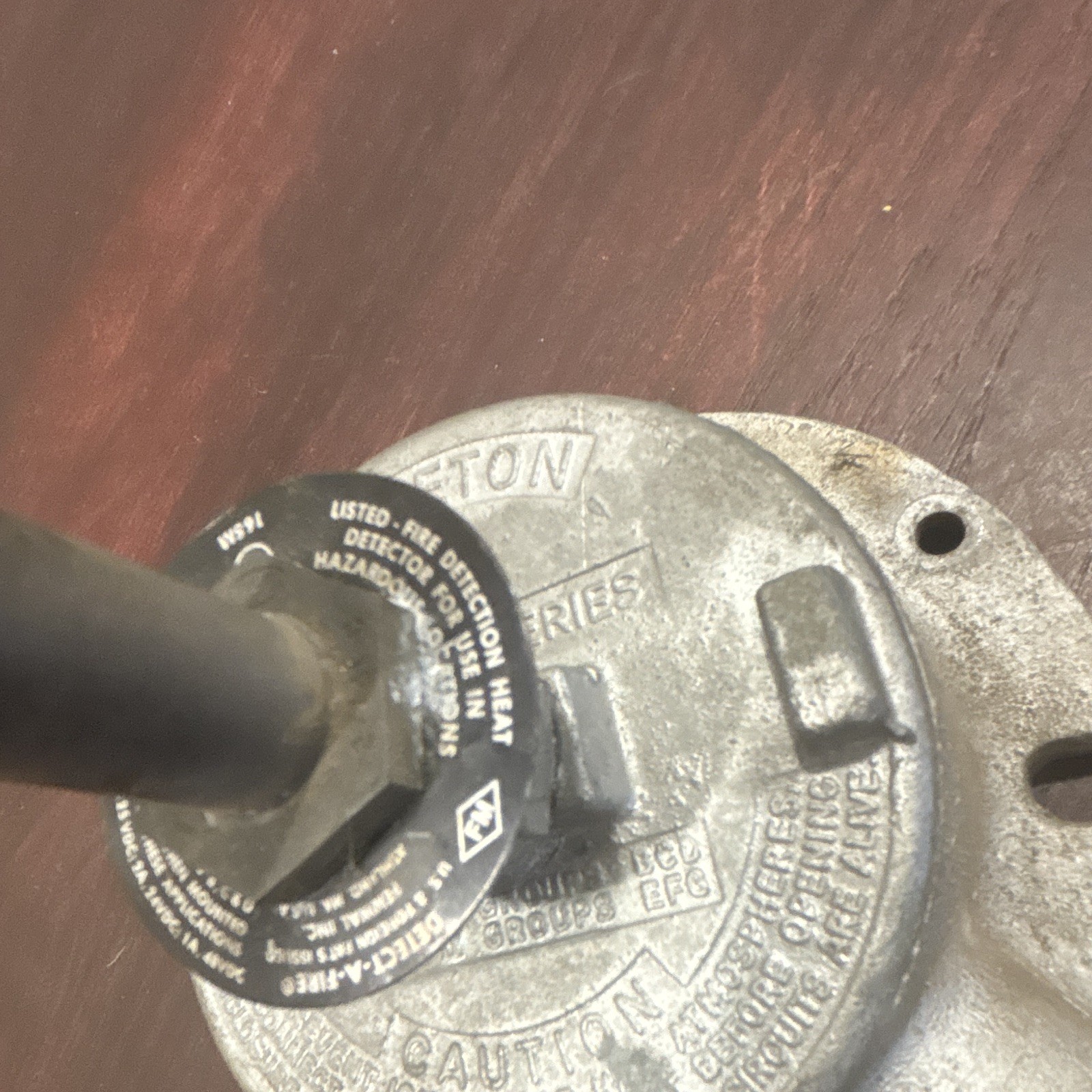 Fenwal 165M Detect-A-Fire Heat Detector Appleton Hazardous Location Explosion