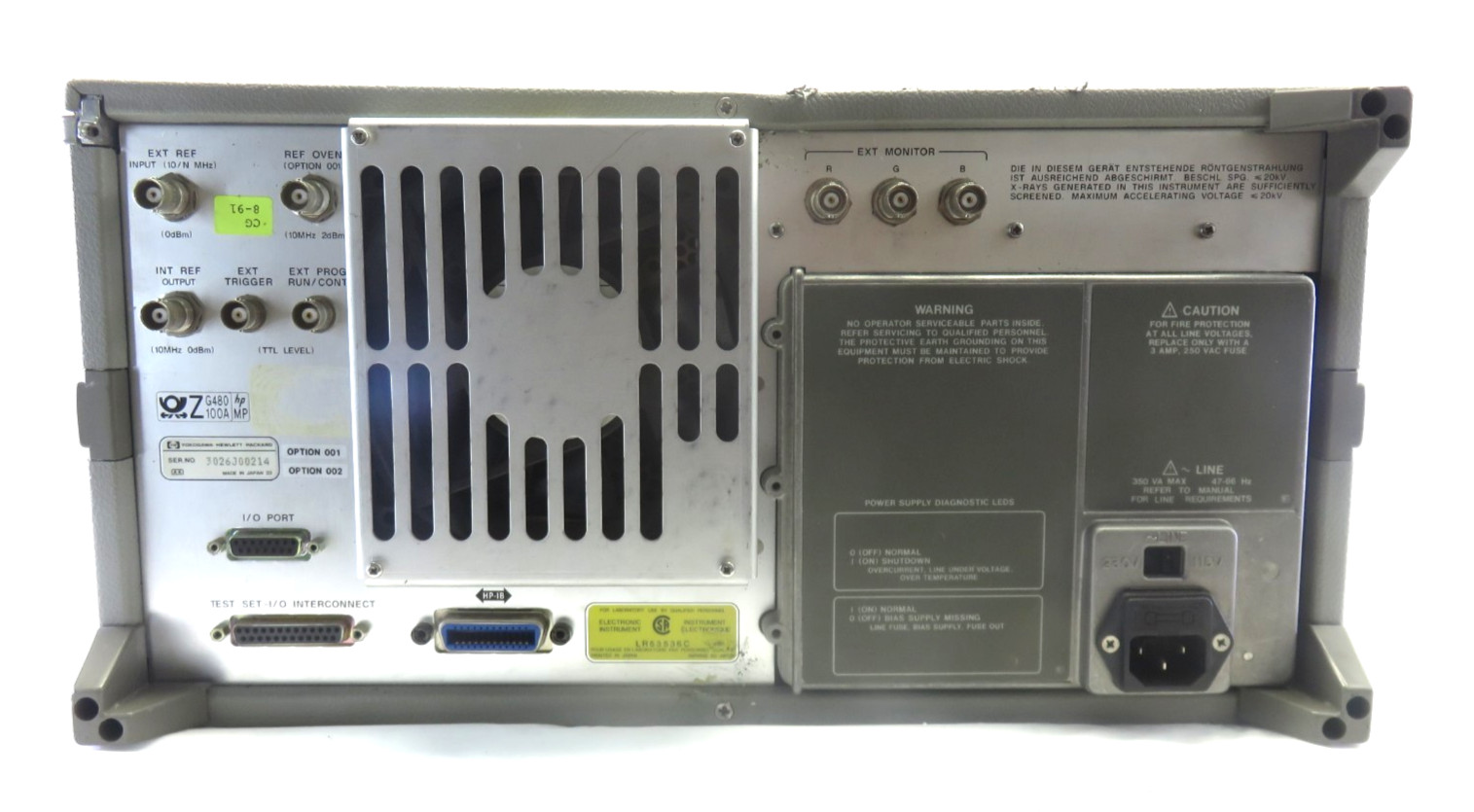 HP Agilent 8751A 5Hz to 500 MHz Network Analyzer, For Parts/Repair
