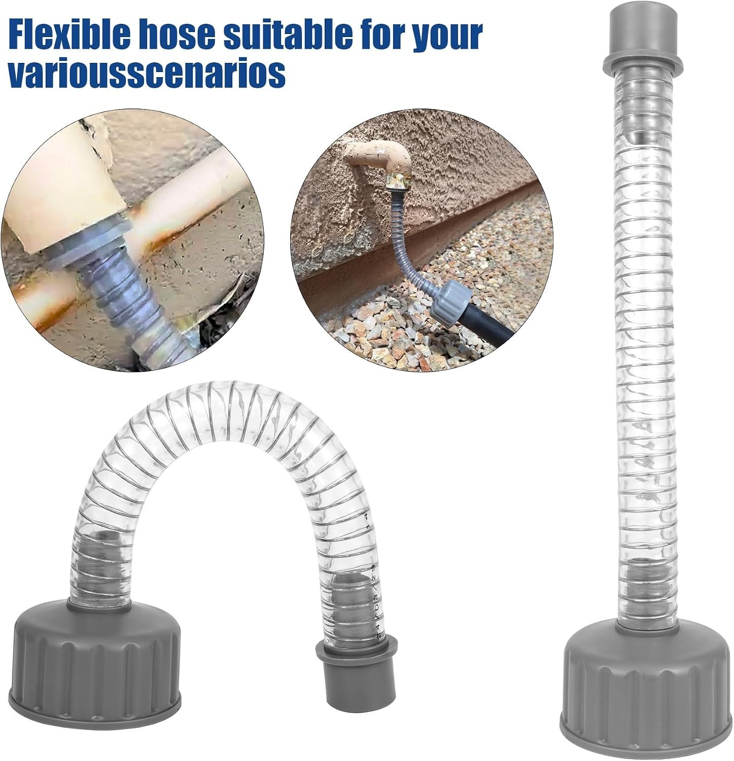 Wet Vac Attachment A/C Drain Lines Cleaner Tool, AC Drain Line Vacuum Adapter…