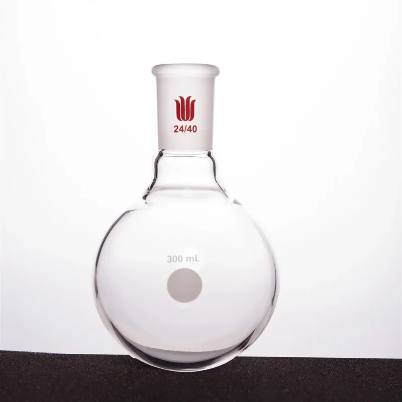 Single Neck Round Bottom Flask 25-5000ml 24/40 Borosilicate Glass