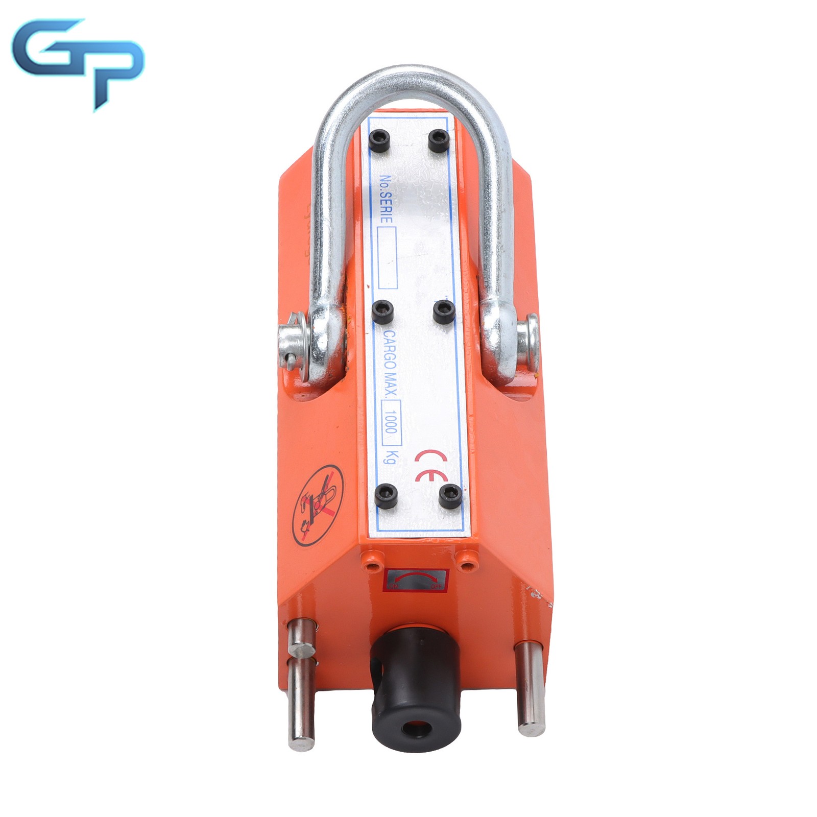 Neodymium Hoist 2200Lbs/1000kg Magnetic Lifter Lifting Magnet 2 Safety Factor