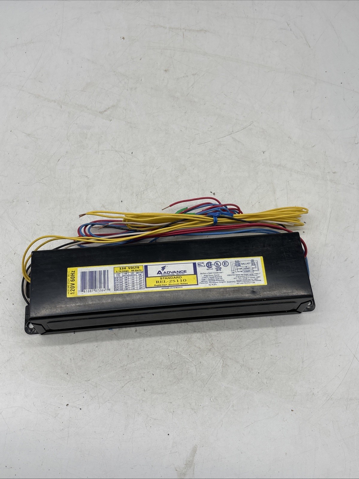 Advance Ballast PHILIPS REL-2S110 / REL2S110 110w 2 Lamp T12 96”