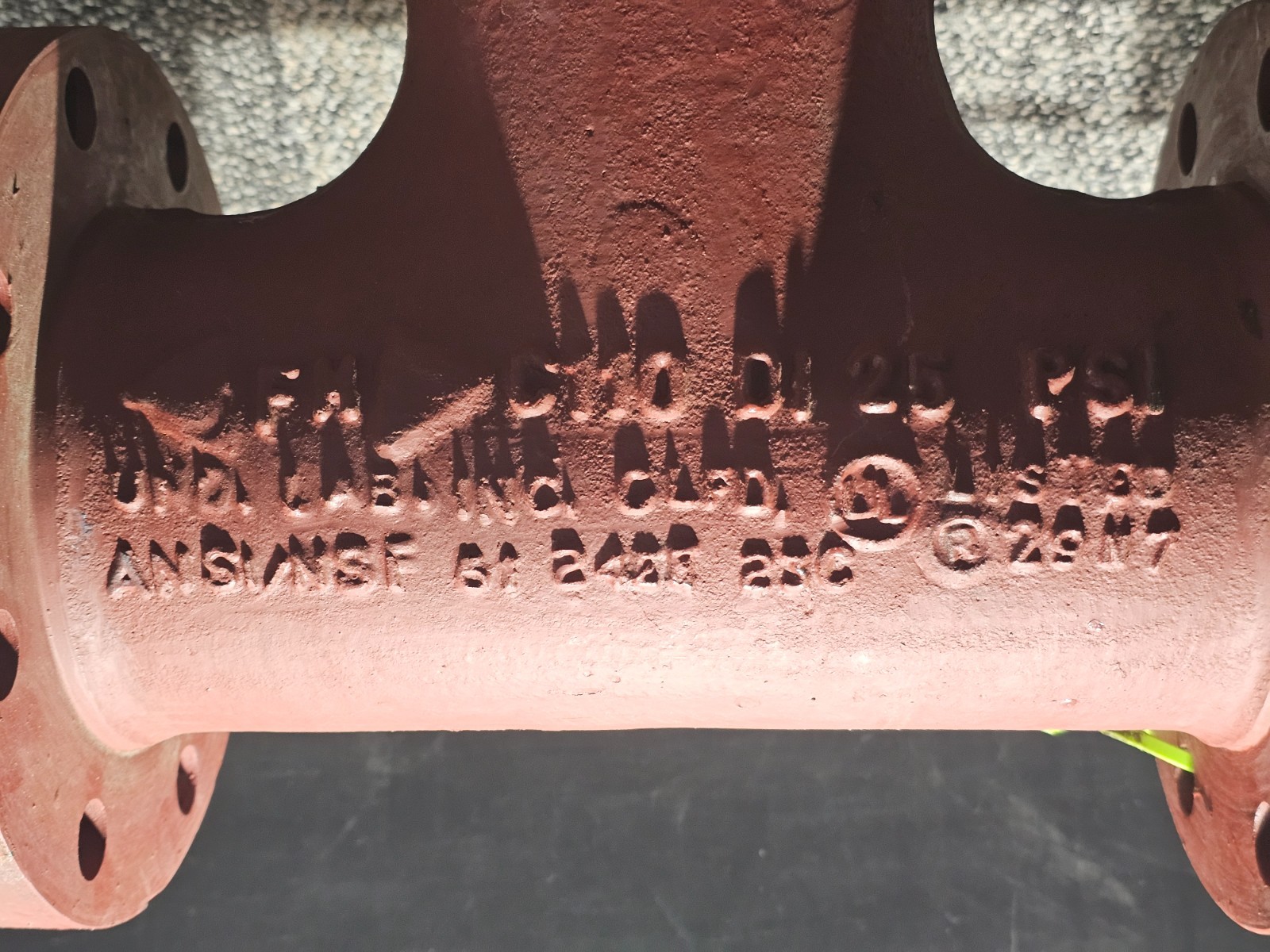 Sigma CS24H07T18 9″ Flanged Joint Tee C110 01 Ductile Iron Flanged Fitting