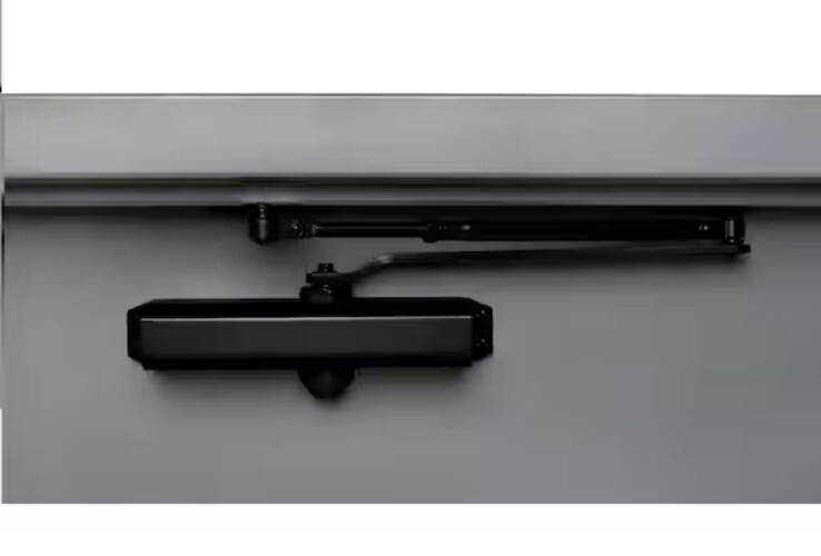 Universal Hardware Heavy-Duty All-in-One Matte Black Commercial Door Closer New!