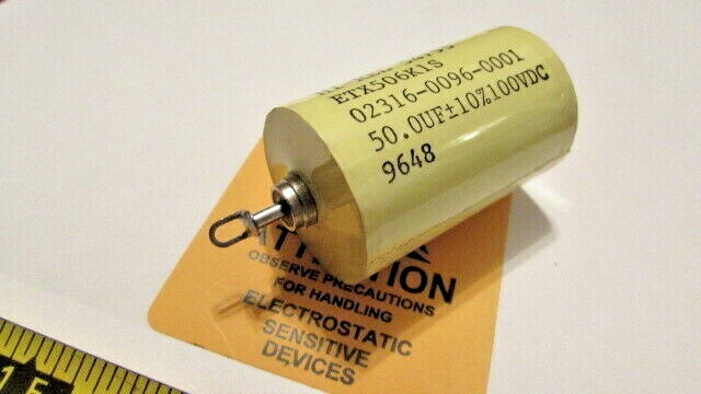 50.0uF 10% 100V ETX506K1S HI-REL Metalized Polyester Film Capacitor (1pc) USA